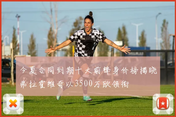 今夏合同到期十大前锋身价榜揭晓弗拉霍维奇以3500万欧领衔